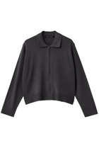 【ミズイロ インド/mizuiro ind】の襟付きジップカーディガン c.gray|ID:prp329100004774375