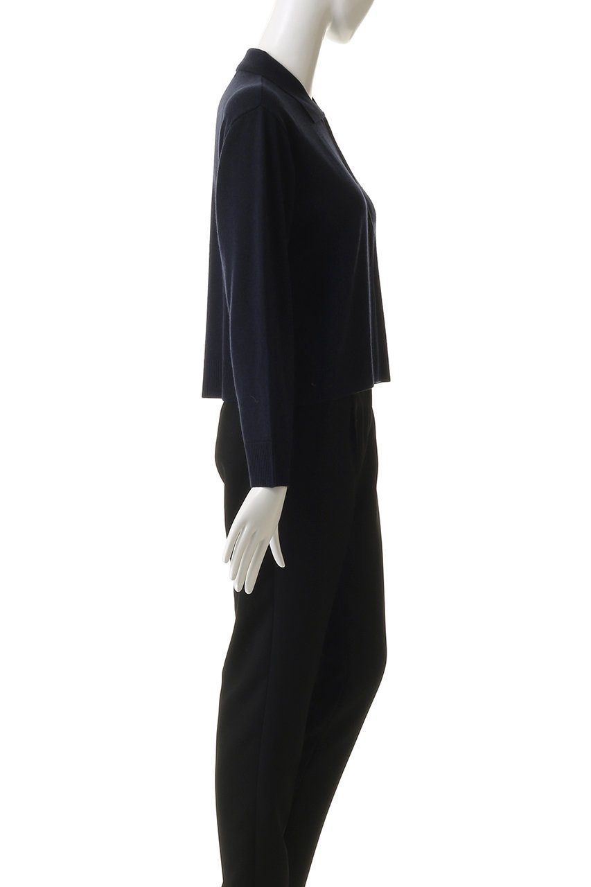 【ミズイロ インド/mizuiro ind】の襟付きジップカーディガン 人気、トレンドファッション・服の通販 founy(ファニー) 　ファッション　Fashion　レディースファッション　Fashion for Women　トップス・カットソー　Cut & Sew Tops　ニット　Knit Tops & Sweaters　カーディガン・羽織り　Layered Style Cardigans　おすすめ　Recommended / Our Picks　カーディガン　Cardigan, Knitwear　クラシック　Classic, Timeless Style　コンパクト　Compact, Small Size　ショート　Short, Short Length　シンプル　Simple, Minimal　デニム　Denim, Jeans Material　トレンド　Trend, Trending Now　ボトム　Bottoms, Lower Wear　ワイド　Wide, Wide Fit　新作・新入荷　New Arrivals / New In　羽織　Haori, Light Jacket　other-3|ID: prp329100004774375 ipo3291000000034604863