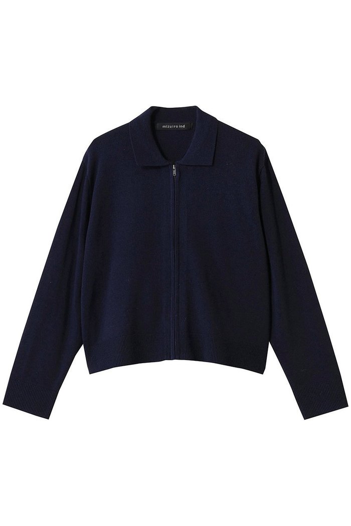 【ミズイロ インド/mizuiro ind】の襟付きジップカーディガン インテリア・キッズ・メンズ・レディースファッション・服の通販 founy(ファニー) https://founy.com/ ファッション Fashion レディースファッション Fashion for Women トップス・カットソー Cut & Sew Tops ニット Knit Tops & Sweaters カーディガン・羽織り Layered Style Cardigans おすすめ Recommended / Our Picks カーディガン Cardigan, Knitwear クラシック Classic, Timeless Style コンパクト Compact, Small Size ショート Short, Short Length シンプル Simple, Minimal デニム Denim, Jeans Material トレンド Trend, Trending Now ボトム Bottoms, Lower Wear ワイド Wide, Wide Fit 羽織 Haori, Light Jacket |ID: prp329100004774375 ipo3291000000035772893