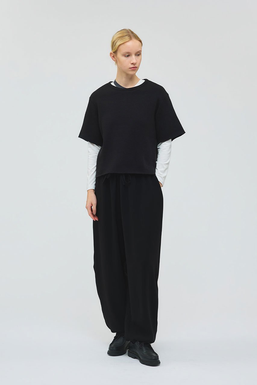 【ミズイロ インド/mizuiro ind】のパイルハーフスリーブワイドプルオーバー 人気、トレンドファッション・服の通販 founy(ファニー) 　ファッション　Fashion　レディースファッション　Fashion for Women　トップス・カットソー　Cut & Sew Tops　シャツ・ブラウス・オフィスカジュアル　Elegant Blouses & Button-Ups　ロングTシャツ・Tシャツ　Longline T-Shirts & Tees　カジュアルプルオーバー・ニットトップス　Pullovers & Knit Tops / Casual Pullovers　カットソー・ベーシックTシャツ　Cut-and-Sewn Tops / Stretch Tees & Basics　インナー　Innerwear　ショート　Short, Short Length　シンプル　Simple, Minimal　ジャケット　Jacket, Outerwear　スリーブ　Sleeve, Long Sleeve / Short Sleeve　ワイド　Wide, Wide Fit　other-8|ID: prp329100004774377 ipo3291000000035533447