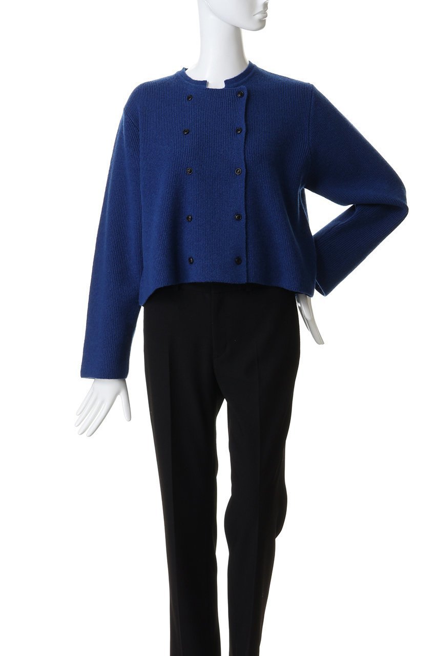 【ミズイロ インド/mizuiro ind】のダブルブレストカーディガン 人気、トレンドファッション・服の通販 founy(ファニー) ファッション Fashion レディースファッション Fashion for Women トップス・カットソー Cut & Sew Tops ニット Knit Tops & Sweaters カーディガン・羽織り Layered Style Cardigans カーディガン Cardigan, Knitwear クラシカル Classical, Vintage-Inspired クラシック Classic, Timeless Style ショート Short, Short Length ジャケット Jacket, Outerwear フロント Front, Front Design ボトム Bottoms, Lower Wear マニッシュ Mannish, Boyish ワイド Wide, Wide Fit 新作・新入荷 New Arrivals / New In other-2|ID: prp329100004774378 ipo3291000000034604887