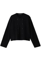 【ミズイロ インド/mizuiro ind】のダブルブレストカーディガン black|ID: prp329100004774378 ipo3291000000036077684