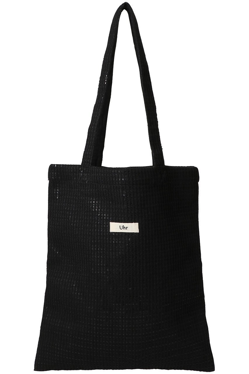 【ウーア/Uhr】の【ELLE SHOP限定】メッシュレース×スパンコール トートバッグ インテリア・キッズ・メンズ・レディースファッション・服の通販 founy(ファニー) 　ファッション　Fashion　レディースファッション　Fashion for Women　バッグ　Bags　2026年　2026　おすすめ　Recommended / Our Picks　スパンコール　Sequins, Sequin Embellishment　メッシュ　Mesh, Net Fabric　レース　Lace, Lace Fabric　夏　Summer　春　Spring　S/S・春夏　SS, Spring/Summer, Warm Season　ブラック|ID: prp329100004774385 ipo3291000000035861104