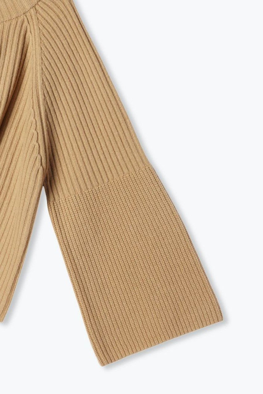 【レリル/lelill】のラムナイロンオフタートル 人気、トレンドファッション・服の通販 founy(ファニー) 　ファッション　Fashion　レディースファッション　Fashion for Women　トップス・カットソー　Cut & Sew Tops　ニット　Knit Tops & Sweaters　カジュアルプルオーバー・ニットトップス　Pullovers & Knit Tops / Casual Pullovers　インナー　Innerwear　フレアースリーブ　Flared Sleeve, Bell Sleeve　再入荷　Restock / Back in Stock　other-6|ID: prp329100004774386 ipo3291000000035698881