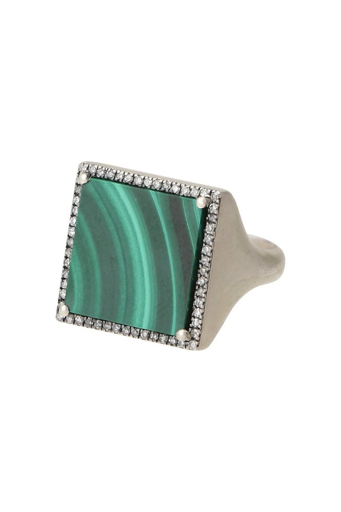 【アドリン ヒュー/Adlin Hue】のMalachite Canan リング インテリア・キッズ・メンズ・レディースファッション・服の通販 founy(ファニー) https://founy.com/ ファッション Fashion レディースファッション Fashion for Women ジュエリー Jewelry シェイプ Shape, Slim Fit モダン Modern, Contemporary |ID: prp329100004775348 ipo3291000000036016011