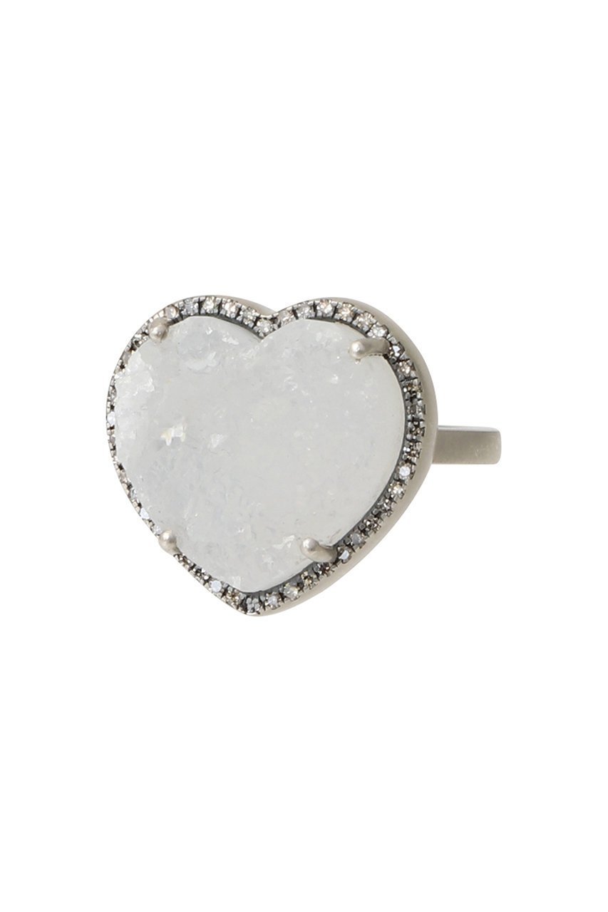 【アドリン ヒュー/Adlin Hue】のCrystallized Agate Reni リング インテリア・キッズ・メンズ・レディースファッション・服の通販 founy(ファニー) 　ファッション　Fashion　レディースファッション　Fashion for Women　ダイヤモンド　Diamond, Brilliant Cut　モダン　Modern, Contemporary　新作・新入荷　New Arrivals / New In　ホワイト|ID: prp329100004775350 ipo3291000000034614847