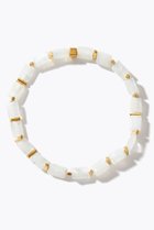 【アルティーダ ウード/ARTIDA OUD】の【11/27 0:00販売開始】amulette 「ロマンチックな幸福を呼び込む」レインボームーンストーン ガムシェイプ ブレスレット ホワイト|ID:prp329100004775355