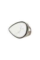 【アドリン ヒュー/Adlin Hue】のHowlite One of a Kind Mibu Black リング 人気、トレンドファッション・服の通販 founy(ファニー) ファッション Fashion レディースファッション Fashion for Women エナメル Patent Leather ストーン Stone, Gem-Like モダン Modern, Contemporary |ID:prp329100004775363