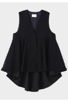 【ル フィル/LE PHIL】のツイードVネックジレ ネイビー|ID: prp329100004775373 ipo3291000000034614988