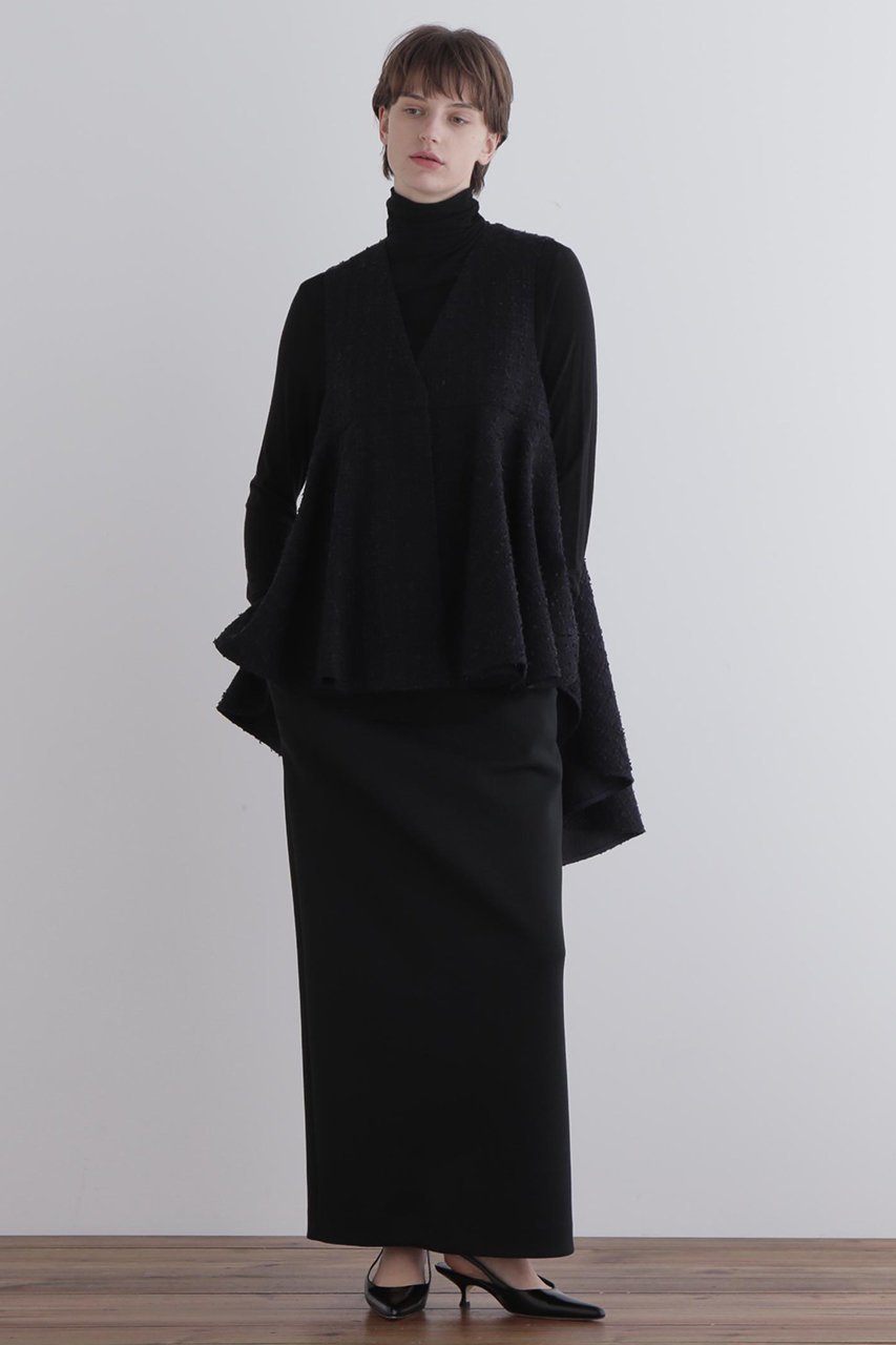 【ル フィル/LE PHIL】のツイードVネックジレ 人気、トレンドファッション・服の通販 founy(ファニー) 　ファッション　Fashion　レディースファッション　Fashion for Women　アウター　Coat / Outerwear Collection　レディースジャケット・軽アウター　Jackets　おすすめ　Recommended / Our Picks　ジャケット　Jacket, Outerwear　セレモニー　Ceremony　ツイード　Twill, Twill Weave　フェミニン　Feminine, Girly　フレア　Flare, Flared　エレガント 上品　Elegant　再入荷　Restock / Back in Stock　other-3|ID: prp329100004775373 ipo3291000000034614990