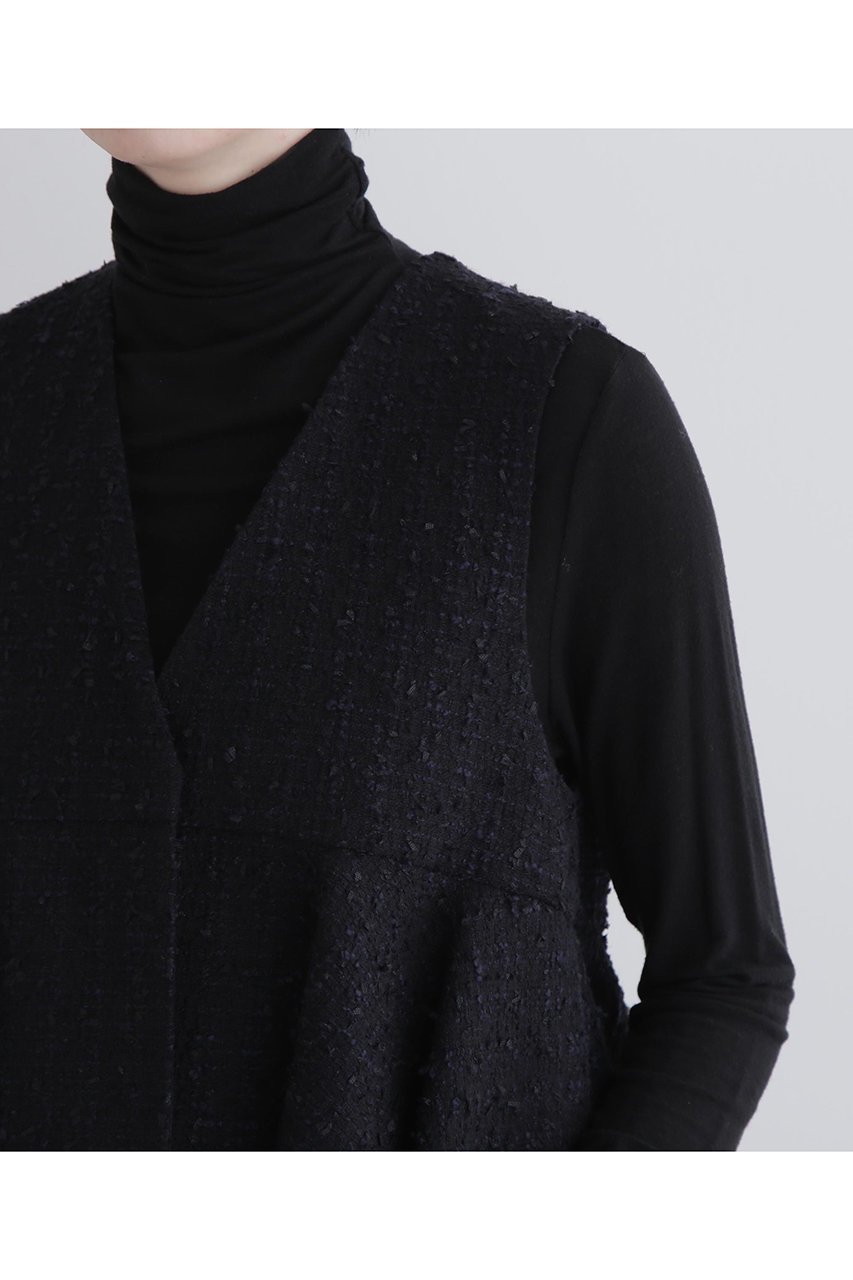 【ル フィル/LE PHIL】のツイードVネックジレ 人気、トレンドファッション・服の通販 founy(ファニー) 　ファッション　Fashion　レディースファッション　Fashion for Women　アウター　Coat / Outerwear Collection　レディースジャケット・軽アウター　Jackets　おすすめ　Recommended / Our Picks　ジャケット　Jacket, Outerwear　セレモニー　Ceremony　ツイード　Twill, Twill Weave　フェミニン　Feminine, Girly　フレア　Flare, Flared　エレガント 上品　Elegant　再入荷　Restock / Back in Stock　other-7|ID: prp329100004775373 ipo3291000000034614994