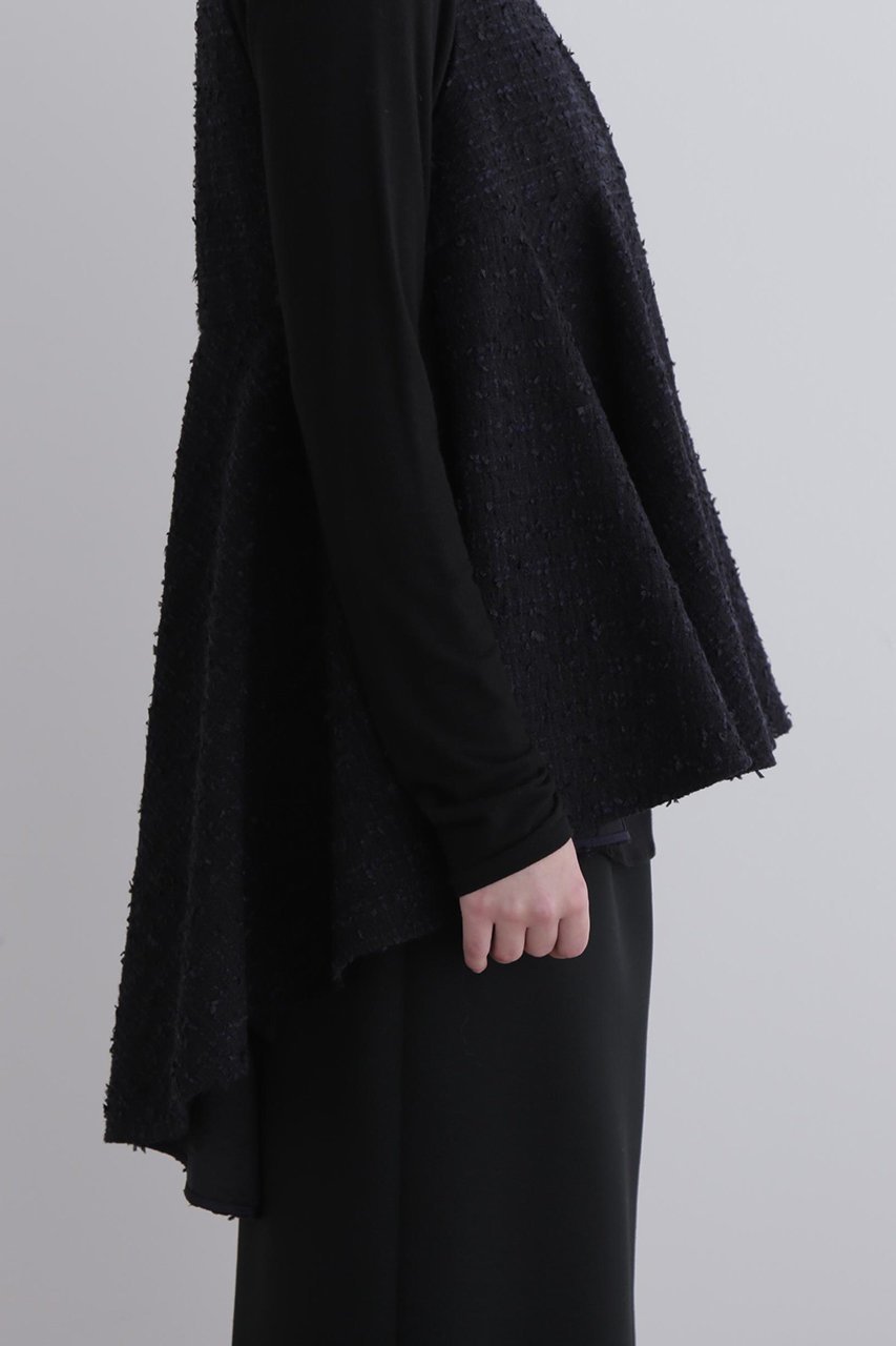 【ル フィル/LE PHIL】のツイードVネックジレ 人気、トレンドファッション・服の通販 founy(ファニー) 　ファッション　Fashion　レディースファッション　Fashion for Women　アウター　Coat / Outerwear Collection　レディースジャケット・軽アウター　Jackets　おすすめ　Recommended / Our Picks　ジャケット　Jacket, Outerwear　セレモニー　Ceremony　ツイード　Twill, Twill Weave　フェミニン　Feminine, Girly　フレア　Flare, Flared　エレガント 上品　Elegant　再入荷　Restock / Back in Stock　other-8|ID: prp329100004775373 ipo3291000000034614995