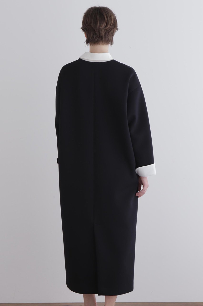 【ル フィル/LE PHIL】のジャージー襟付きワンピース 人気、トレンドファッション・服の通販 founy(ファニー) 　ファッション　Fashion　レディースファッション　Fashion for Women　ワンピース　Dresses　チュニック　Tunic Tops & Dresses　オケージョン　Occasion Wear　チュニック　Tunic, Long Top　ドッキング　Docking, Mixed Material　フォルム　Silhouette, Form　ブロード　Broadcloth, Fine Cotton　ロング　Long, Long-Length　再入荷　Restock / Back in Stock　定番　Standard, Basic Item　other-5|ID: prp329100004775375 ipo3291000000034615010