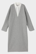 【ル フィル/LE PHIL】のジャージー襟付きワンピース グレー|ID: prp329100004775375 ipo3291000000035942463