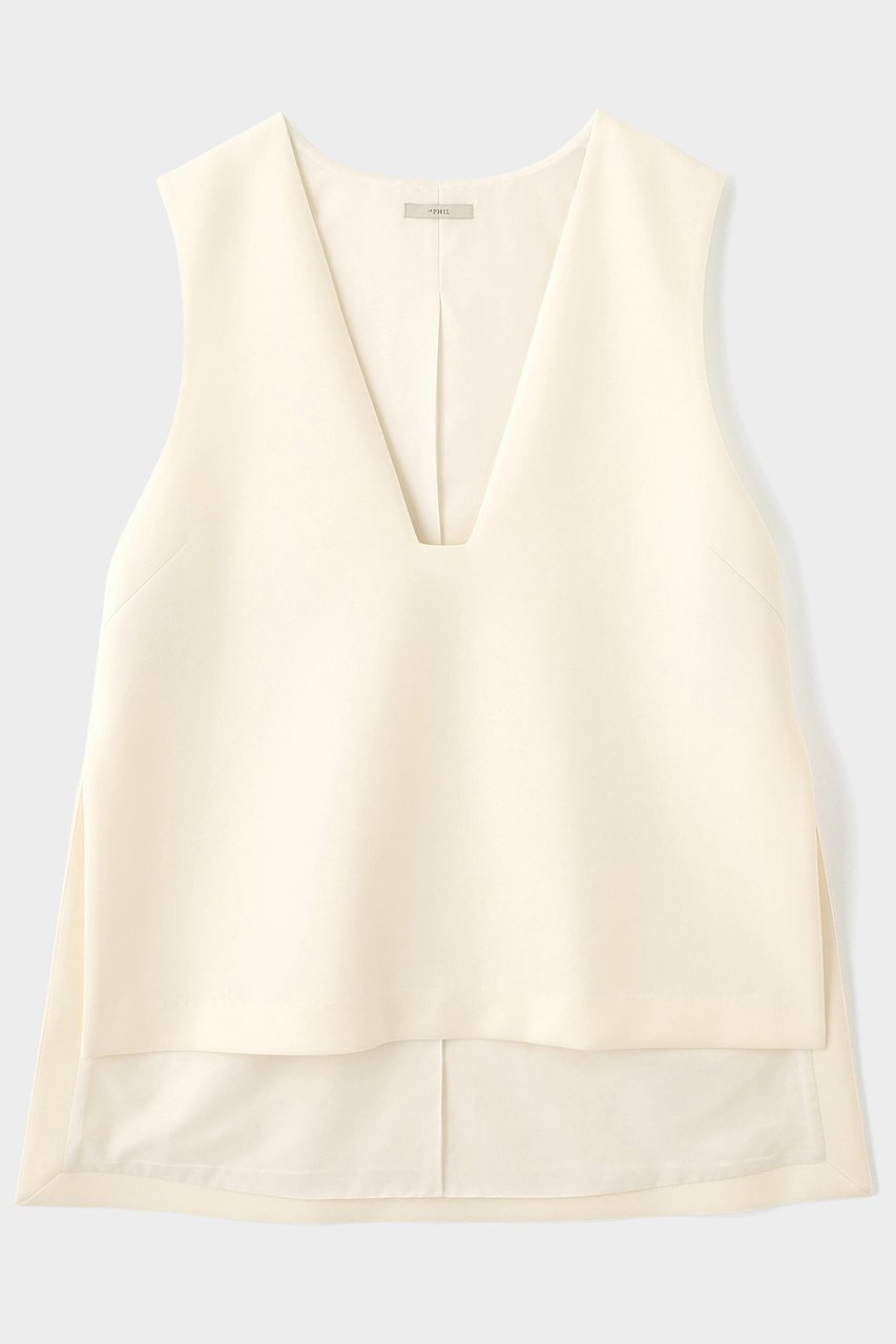 【ル フィル/LE PHIL】のスキューバーダンボールジレ インテリア・キッズ・メンズ・レディースファッション・服の通販 founy(ファニー) 　ファッション　Fashion　レディースファッション　Fashion for Women　アウター　Coat / Outerwear Collection　レディースジャケット・軽アウター　Jackets　おすすめ　Recommended / Our Picks　シンプル　Simple, Minimal　ジャケット　Jacket, Outerwear　スクエア　Square, Square Shape　スリット　Slit, Slit Detail　タートル　Turtleneck, Turtle Collar　ベスト　Vest, Waistcoat　ミックス　Mix, Mixed Style　モダン　Modern, Contemporary　エレガント 上品　Elegant　人気　Popular, Best Seller　再入荷　Restock / Back in Stock　ホワイト|ID: prp329100004775376 ipo3291000000034615016