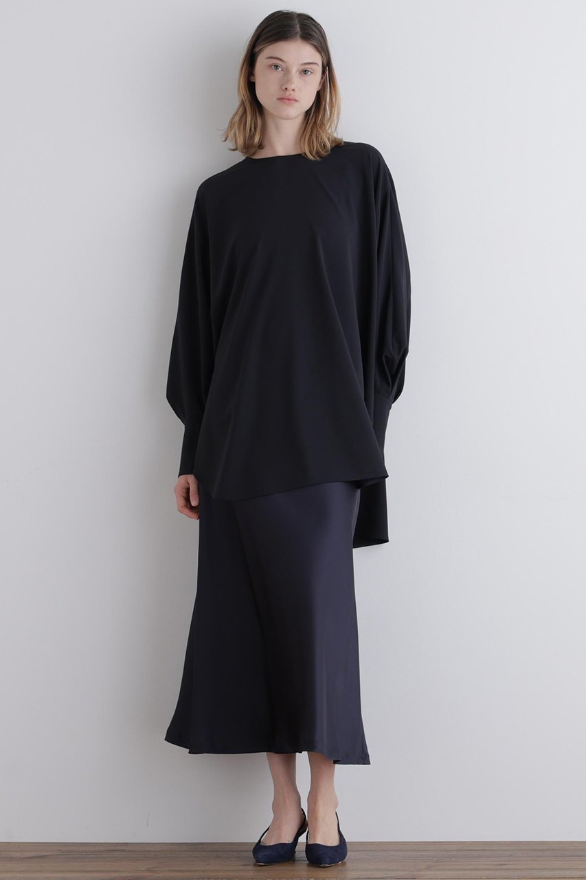 【ル フィル/LE PHIL】のストレッチオックスロングカフスブラウス 人気、トレンドファッション・服の通販 founy(ファニー) 　ファッション　Fashion　レディースファッション　Fashion for Women　トップス・カットソー　Cut & Sew Tops　シャツ・ブラウス・オフィスカジュアル　Elegant Blouses & Button-Ups　オケージョン　Occasion Wear　ストレッチ　Stretch, Stretchy Fabric　ストレート　Straight, Straight Cut　スリーブ　Sleeve, Long Sleeve / Short Sleeve　デニム　Denim, Jeans Material　ビッグ　Big, Oversized　フォルム　Silhouette, Form　ロング　Long, Long-Length　other-3|ID: prp329100004775378 ipo3291000000034695575