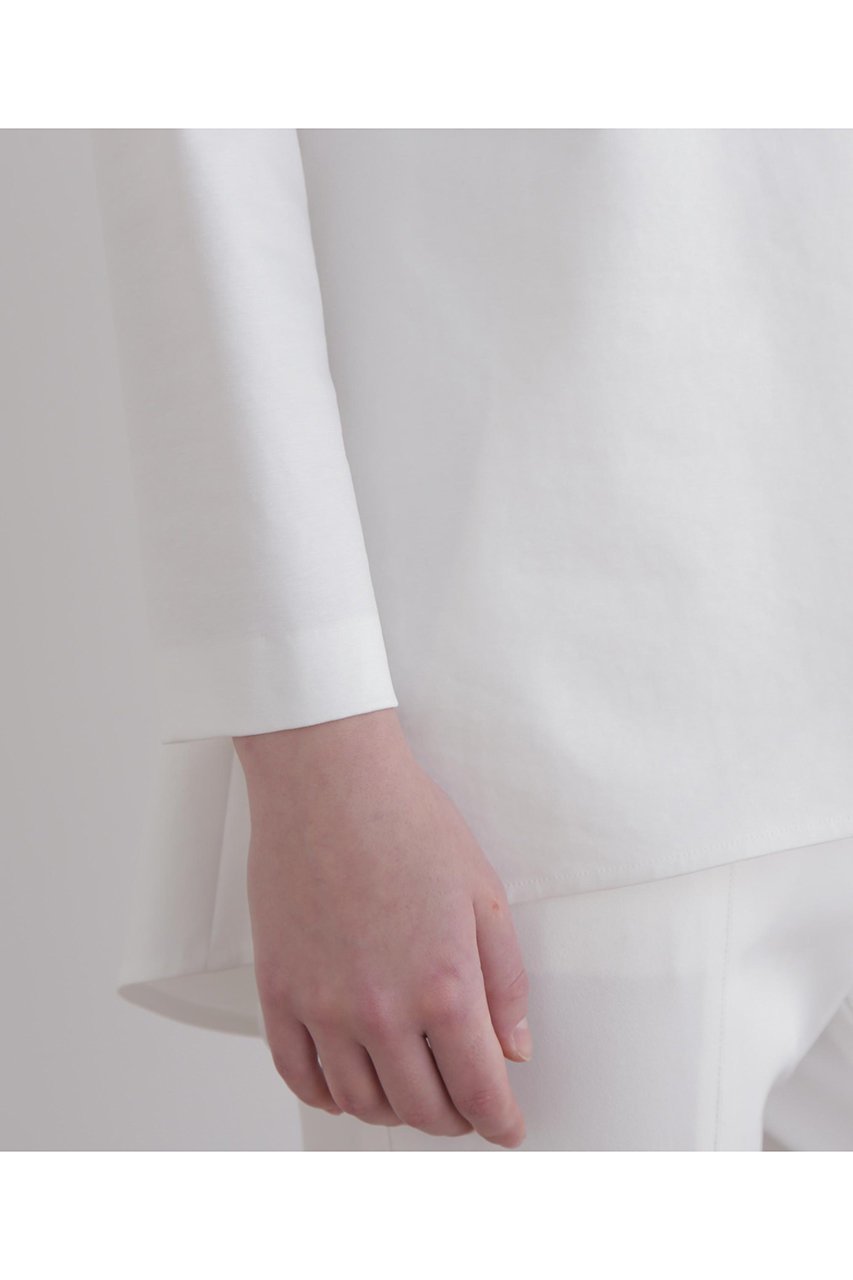 【ル フィル/LE PHIL】のハイストポンチリボンモチーブラウス 人気、トレンドファッション・服の通販 founy(ファニー) 　ファッション　Fashion　レディースファッション　Fashion for Women　トップス・カットソー　Cut & Sew Tops　シャツ・ブラウス・オフィスカジュアル　Elegant Blouses & Button-Ups　シンプル　Simple, Minimal　ストレート　Straight, Straight Cut　スリーブ　Sleeve, Long Sleeve / Short Sleeve　セットアップ　Set-Up, Coordinated Outfit　ドレープ　Drape, Draping Fabric　フォルム　Silhouette, Form　フレア　Flare, Flared　フロント　Front, Front Design　リボン　Ribbon, Bow　ロング　Long, Long-Length　ワイド　Wide, Wide Fit　エレガント 上品　Elegant　再入荷　Restock / Back in Stock　other-8|ID: prp329100004775381 ipo3291000000034615064