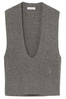 【マディソンブルー/MADISONBLUE】のDEEP V NECK VEST ディープVネックベスト 人気、トレンドファッション・服の通販 founy(ファニー) ファッション Fashion レディースファッション Fashion for Women トップス・カットソー Cut & Sew Tops ニット Knit Tops & Sweaters カーディガン・羽織り Layered Style Cardigans ベスト&ジレ / 重ね着スタイル Vests & Gilets Vネックトップス V-Neck Tops / V-Cut Neckline Shirts カーディガン Cardigan, Knitwear スラックス Slacks, Dress Pants フォルム Silhouette, Form ベスト Vest, Waistcoat ワイド Wide, Wide Fit 新作・新入荷 New Arrivals / New In |ID:prp329100004775397