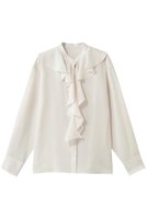 【ガリャルダガランテ/GALLARDAGALANTE】のラッフルタイブラウス 人気、トレンドファッション・服の通販 founy(ファニー) ファッション Fashion レディースファッション Fashion for Women トップス・カットソー Cut & Sew Tops シャツ・ブラウス・オフィスカジュアル Elegant Blouses & Button-Ups おすすめ Recommended / Our Picks エレガント 上品 Elegant スリーブ Sleeve, Long Sleeve / Short Sleeve ロング Long, Long-Length 新作・新入荷 New Arrivals / New In |ID:prp329100004775402