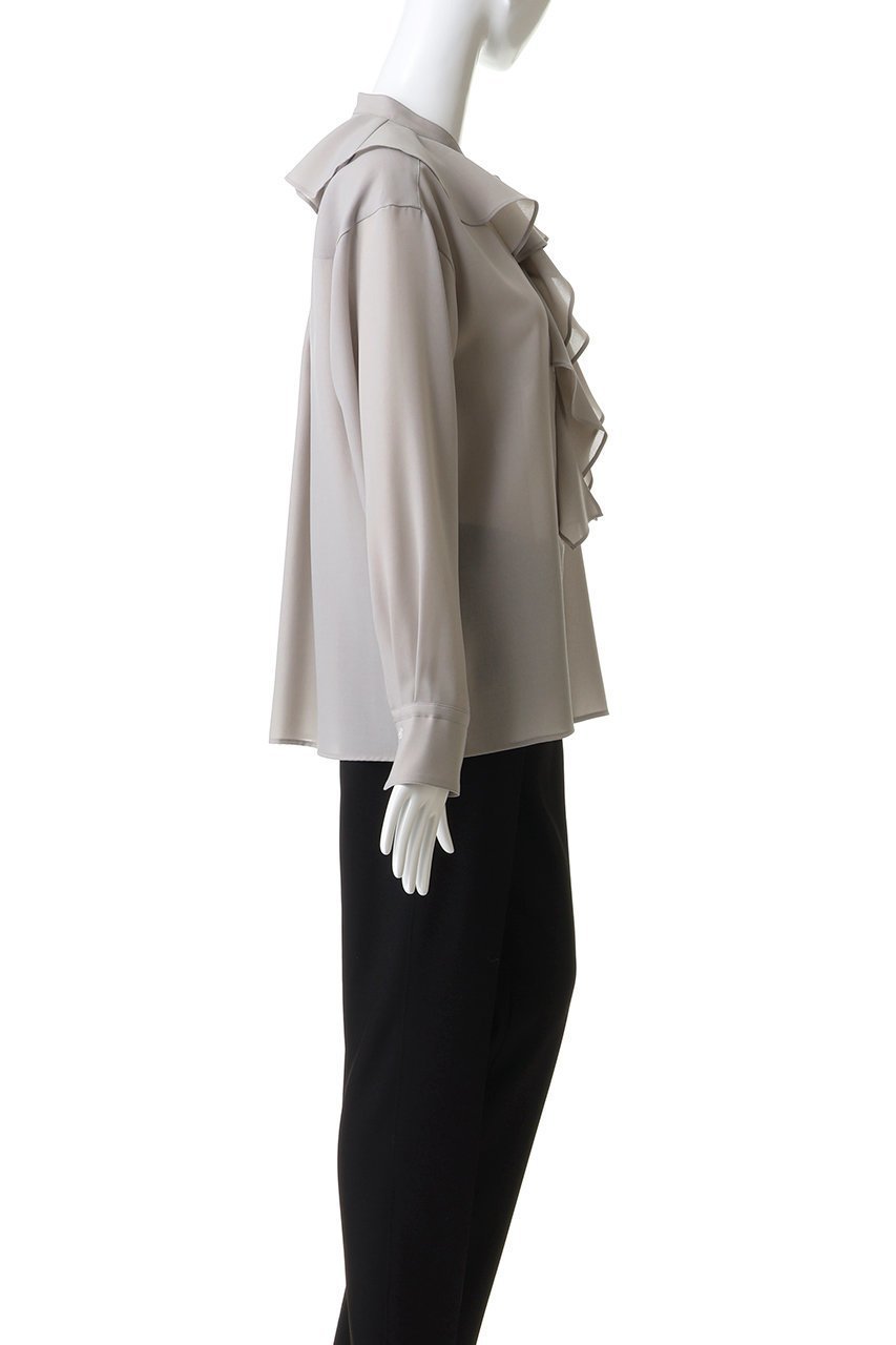 【ガリャルダガランテ/GALLARDAGALANTE】のラッフルタイブラウス 人気、トレンドファッション・服の通販 founy(ファニー) 　ファッション　Fashion　レディースファッション　Fashion for Women　トップス・カットソー　Cut & Sew Tops　シャツ・ブラウス・オフィスカジュアル　Elegant Blouses & Button-Ups　おすすめ　Recommended / Our Picks　エレガント 上品　Elegant　スリーブ　Sleeve, Long Sleeve / Short Sleeve　ロング　Long, Long-Length　新作・新入荷　New Arrivals / New In　other-3|ID: prp329100004775402 ipo3291000000034615251