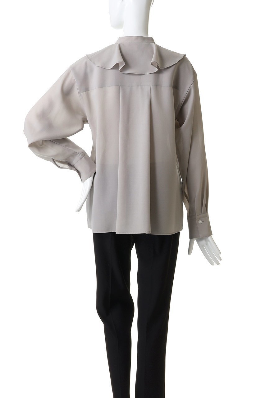 【ガリャルダガランテ/GALLARDAGALANTE】のラッフルタイブラウス 人気、トレンドファッション・服の通販 founy(ファニー) 　ファッション　Fashion　レディースファッション　Fashion for Women　トップス・カットソー　Cut & Sew Tops　シャツ・ブラウス・オフィスカジュアル　Elegant Blouses & Button-Ups　おすすめ　Recommended / Our Picks　エレガント 上品　Elegant　スリーブ　Sleeve, Long Sleeve / Short Sleeve　ロング　Long, Long-Length　新作・新入荷　New Arrivals / New In　other-4|ID: prp329100004775402 ipo3291000000034615253