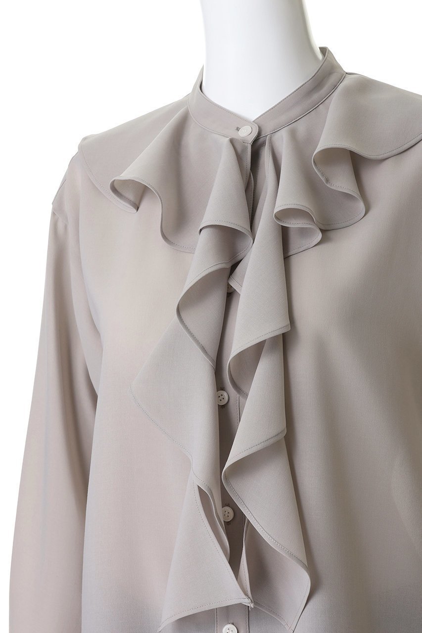 【ガリャルダガランテ/GALLARDAGALANTE】のラッフルタイブラウス 人気、トレンドファッション・服の通販 founy(ファニー) ファッション Fashion レディースファッション Fashion for Women トップス・カットソー Cut & Sew Tops シャツ・ブラウス・オフィスカジュアル Elegant Blouses & Button-Ups おすすめ Recommended / Our Picks エレガント 上品 Elegant スリーブ Sleeve, Long Sleeve / Short Sleeve ロング Long, Long-Length other-5|ID: prp329100004775402 ipo3291000000035942518