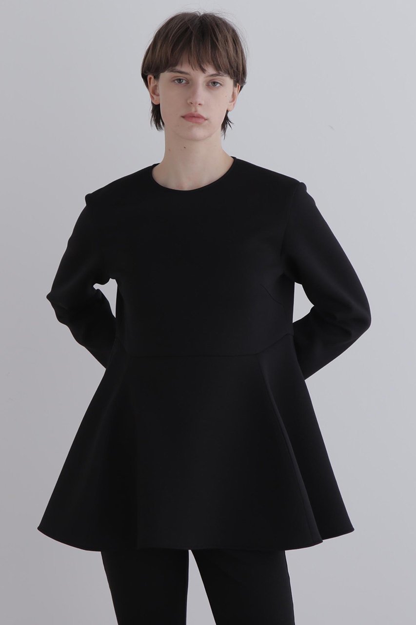 【ル フィル/LE PHIL】のダンボールサイドタックブラウス 人気、トレンドファッション・服の通販 founy(ファニー) 　ファッション　Fashion　レディースファッション　Fashion for Women　トップス・カットソー　Cut & Sew Tops　シャツ・ブラウス・オフィスカジュアル　Elegant Blouses & Button-Ups　スリーブ　Sleeve, Long Sleeve / Short Sleeve　セットアップ　Set-Up, Coordinated Outfit　フォルム　Silhouette, Form　フレア　Flare, Flared　ペプラム　Peplum, Flared Hem　ロング　Long, Long-Length　再入荷　Restock / Back in Stock　 other-1|ID: prp329100004775409 ipo3291000000034615292