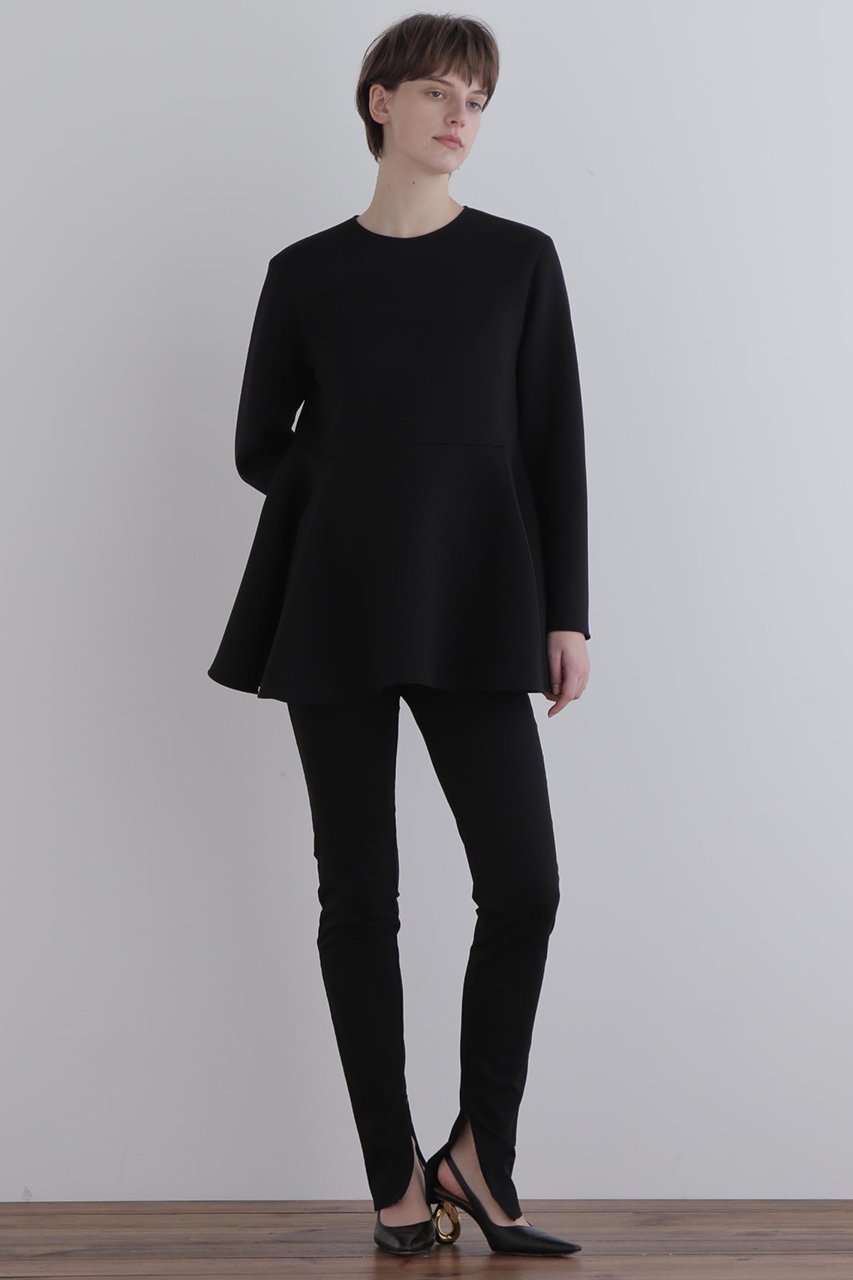 【ル フィル/LE PHIL】のダンボールサイドタックブラウス 人気、トレンドファッション・服の通販 founy(ファニー) 　ファッション　Fashion　レディースファッション　Fashion for Women　トップス・カットソー　Cut & Sew Tops　シャツ・ブラウス・オフィスカジュアル　Elegant Blouses & Button-Ups　スリーブ　Sleeve, Long Sleeve / Short Sleeve　セットアップ　Set-Up, Coordinated Outfit　フォルム　Silhouette, Form　フレア　Flare, Flared　ペプラム　Peplum, Flared Hem　ロング　Long, Long-Length　再入荷　Restock / Back in Stock　other-2|ID: prp329100004775409 ipo3291000000034615295