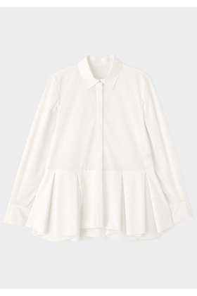 【ル フィル/LE PHIL】のSOLOTEXブロードタックフレアブラウス 人気、トレンドファッション・服の通販 founy(ファニー) ファッション Fashion レディースファッション Fashion for Women トップス・カットソー Cut & Sew Tops シャツ・ブラウス・オフィスカジュアル Elegant Blouses & Button-Ups スタンダード Standard, Basic ストレッチ Stretch, Stretchy Fabric スリーブ Sleeve, Long Sleeve / Short Sleeve フロント Front, Front Design ブロード Broadcloth, Fine Cotton ロング Long, Long-Length |ID:prp329100004775419