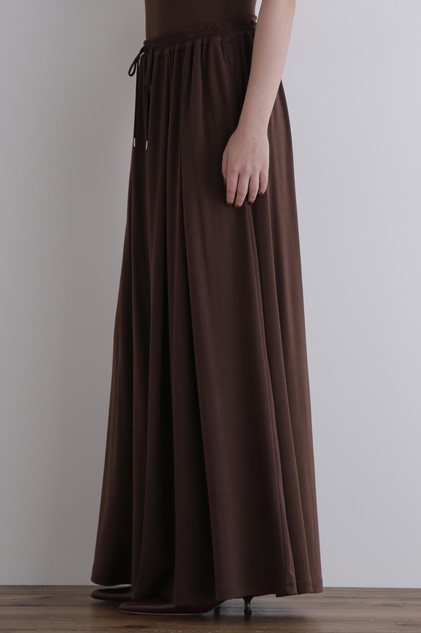 【ル フィル/LE PHIL】のレーヨンギャザーワイドパンツ 人気、トレンドファッション・服の通販 founy(ファニー) 　ファッション　Fashion　レディースファッション　Fashion for Women　パンツ　Pants & Trousers　スタンダード　Standard, Basic　フレア　Flare, Flared　ボトム　Bottoms, Lower Wear　リラックス　Relax, Relaxed Fit　ロング　Long, Long-Length　再入荷　Restock / Back in Stock　定番　Standard, Basic Item　other-5|ID: prp329100004775424 ipo3291000000034615405