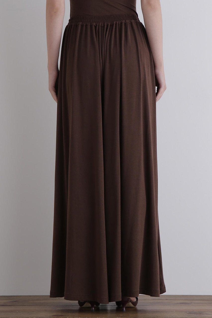 【ル フィル/LE PHIL】のレーヨンギャザーワイドパンツ 人気、トレンドファッション・服の通販 founy(ファニー) 　ファッション　Fashion　レディースファッション　Fashion for Women　パンツ　Pants & Trousers　スタンダード　Standard, Basic　フレア　Flare, Flared　ボトム　Bottoms, Lower Wear　リラックス　Relax, Relaxed Fit　ロング　Long, Long-Length　再入荷　Restock / Back in Stock　定番　Standard, Basic Item　other-6|ID: prp329100004775424 ipo3291000000034615406