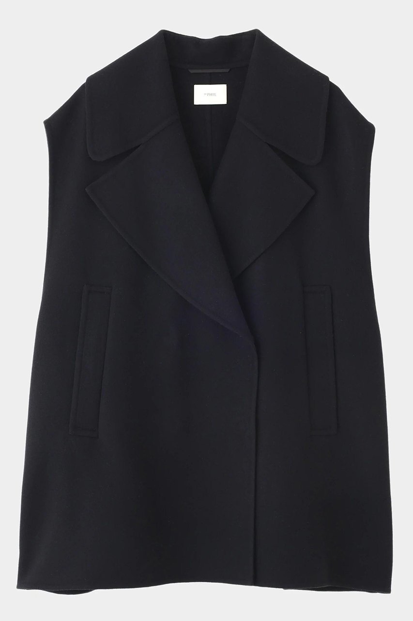 【ル フィル/LE PHIL】のソフトウールリバージレ インテリア・キッズ・メンズ・レディースファッション・服の通販 founy(ファニー) 　ファッション　Fashion　レディースファッション　Fashion for Women　アウター　Coat / Outerwear Collection　レディースジャケット・軽アウター　Jackets　インナー　Innerwear　ショルダー　Shoulder, Shoulder Strap　ジャケット　Jacket, Outerwear　ドロップ　Drop Shoulder, Dropped Style　バランス　Balance, Style Balance　ビッグ　Big, Oversized　フロント　Front, Front Design　今季　This Season, Current Season　再入荷　Restock / Back in Stock　ブラック|ID: prp329100004775426 ipo3291000000034615419