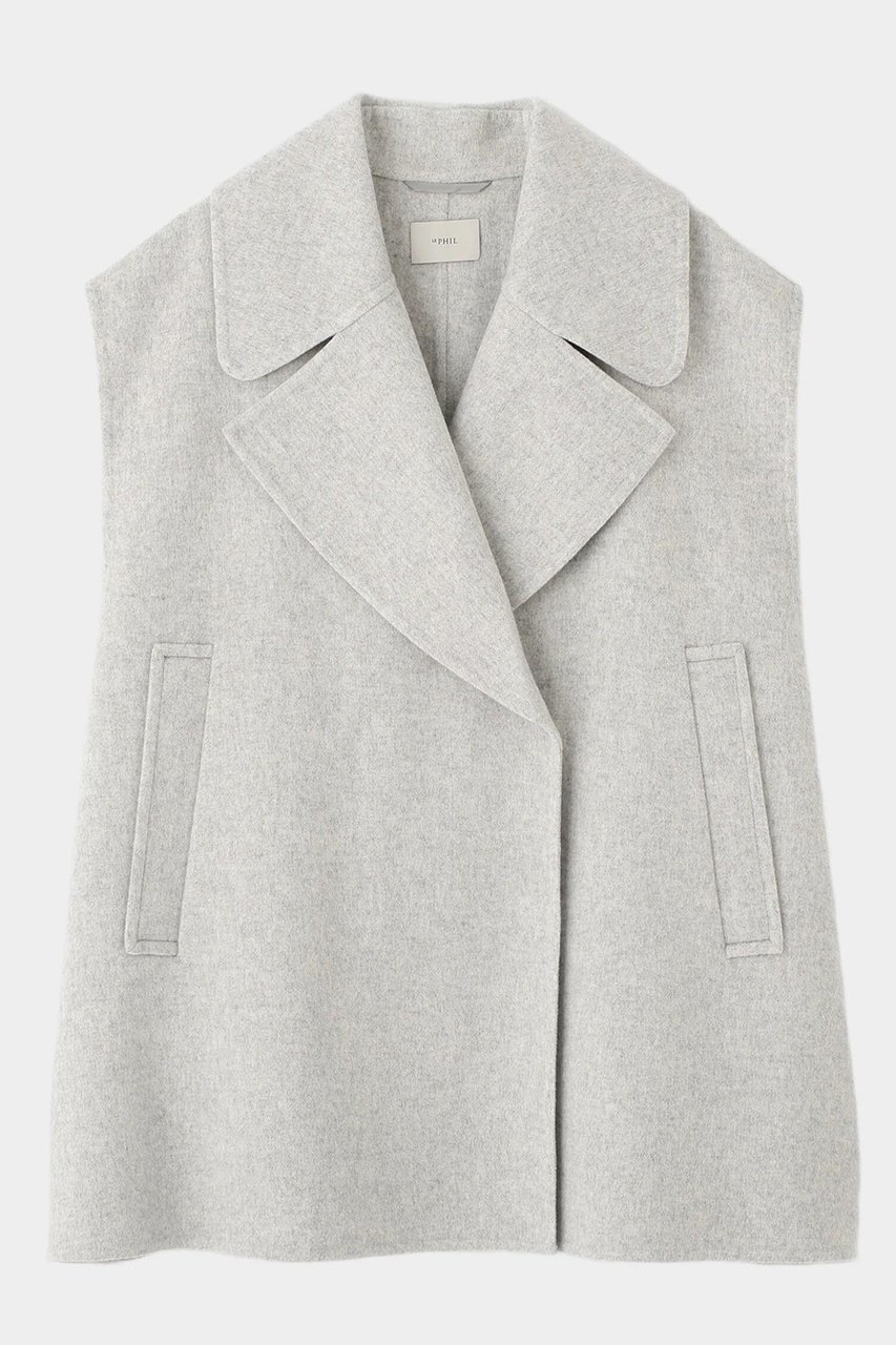 【ル フィル/LE PHIL】のソフトウールリバージレ インテリア・キッズ・メンズ・レディースファッション・服の通販 founy(ファニー) 　ファッション　Fashion　レディースファッション　Fashion for Women　アウター　Coat / Outerwear Collection　レディースジャケット・軽アウター　Jackets　インナー　Innerwear　ショルダー　Shoulder, Shoulder Strap　ジャケット　Jacket, Outerwear　ドロップ　Drop Shoulder, Dropped Style　バランス　Balance, Style Balance　ビッグ　Big, Oversized　フロント　Front, Front Design　今季　This Season, Current Season　再入荷　Restock / Back in Stock　グレー|ID: prp329100004775426 ipo3291000000034615420