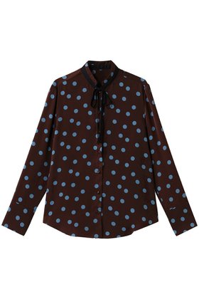 【アルアバイル/allureville】 コインドットナロータイブラウス人気、トレンドファッション・服の通販 founy(ファニー) ファッション Fashion レディースファッション Fashion for Women トップス・カットソー Cut & Sew Tops シャツ・ブラウス・オフィスカジュアル Elegant Blouses & Button-Ups オケージョン Occasion Wear クラシカル Classical, Vintage-Inspired コンパクト Compact, Small Size スリーブ Sleeve, Long Sleeve / Short Sleeve ドット Polka Dot, Dot Pattern バランス Balance, Style Balance ファブリック Fabric, Textile フェミニン Feminine, Girly プリント Print, Printed Pattern ロング Long, Long-Length エレガント 上品 Elegant 新作・新入荷 New Arrivals / New In |ID:prp329100004775429