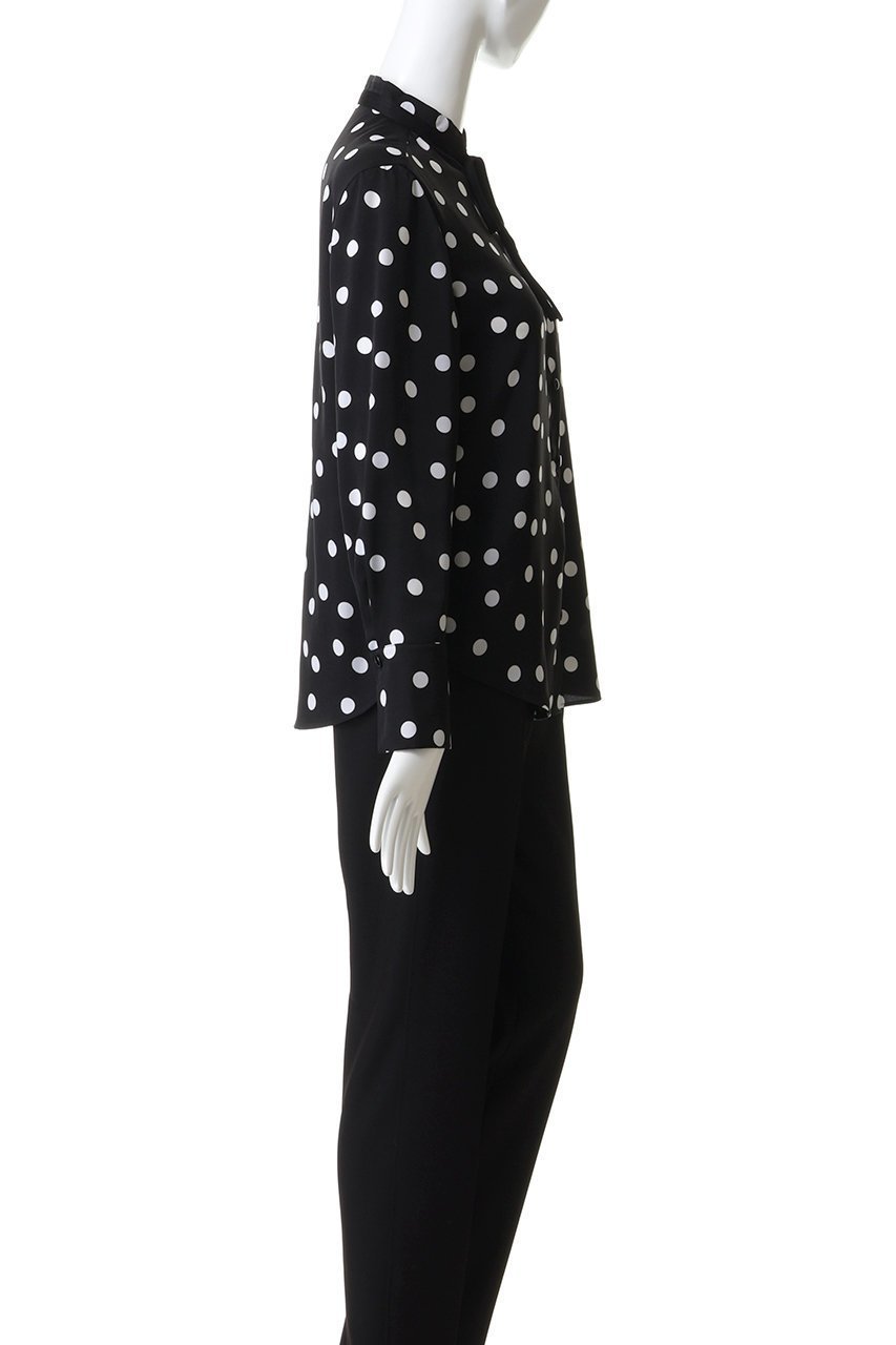 【アルアバイル/allureville】のコインドットナロータイブラウス 人気、トレンドファッション・服の通販 founy(ファニー) 　ファッション　Fashion　レディースファッション　Fashion for Women　トップス・カットソー　Cut & Sew Tops　シャツ・ブラウス・オフィスカジュアル　Elegant Blouses & Button-Ups　オケージョン　Occasion Wear　クラシカル　Classical, Vintage-Inspired　コンパクト　Compact, Small Size　スリーブ　Sleeve, Long Sleeve / Short Sleeve　ドット　Polka Dot, Dot Pattern　バランス　Balance, Style Balance　ファブリック　Fabric, Textile　フェミニン　Feminine, Girly　プリント　Print, Printed Pattern　ロング　Long, Long-Length　エレガント 上品　Elegant　新作・新入荷　New Arrivals / New In　other-3|ID: prp329100004775429 ipo3291000000034615450