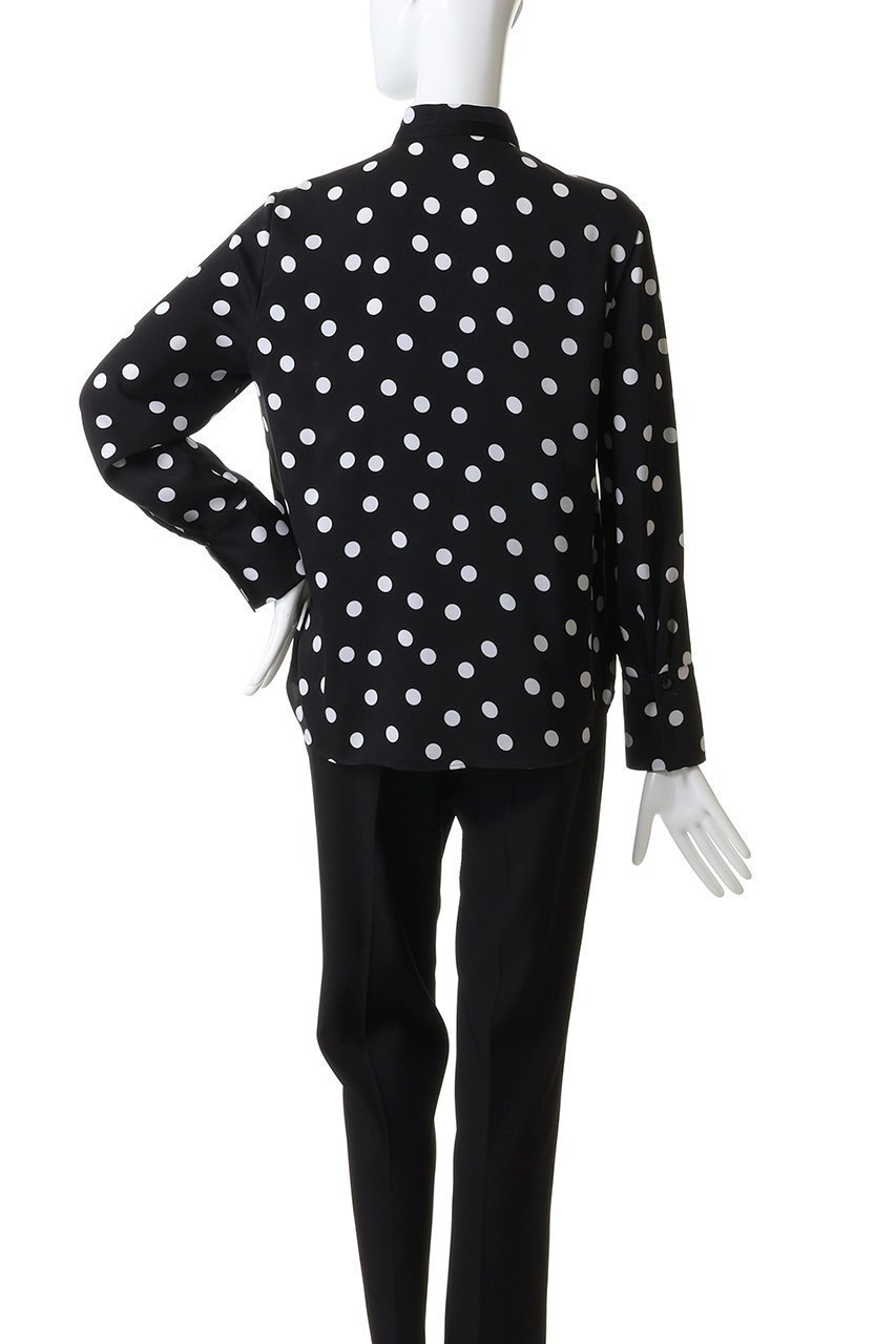 【アルアバイル/allureville】のコインドットナロータイブラウス 人気、トレンドファッション・服の通販 founy(ファニー) 　ファッション　Fashion　レディースファッション　Fashion for Women　トップス・カットソー　Cut & Sew Tops　シャツ・ブラウス・オフィスカジュアル　Elegant Blouses & Button-Ups　オケージョン　Occasion Wear　クラシカル　Classical, Vintage-Inspired　コンパクト　Compact, Small Size　スリーブ　Sleeve, Long Sleeve / Short Sleeve　ドット　Polka Dot, Dot Pattern　バランス　Balance, Style Balance　ファブリック　Fabric, Textile　フェミニン　Feminine, Girly　プリント　Print, Printed Pattern　ロング　Long, Long-Length　エレガント 上品　Elegant　新作・新入荷　New Arrivals / New In　other-4|ID: prp329100004775429 ipo3291000000034615451