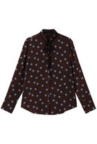 【アルアバイル/allureville】のコインドットナロータイブラウス ブラウン系|ID: prp329100004775429 ipo3291000000036130281