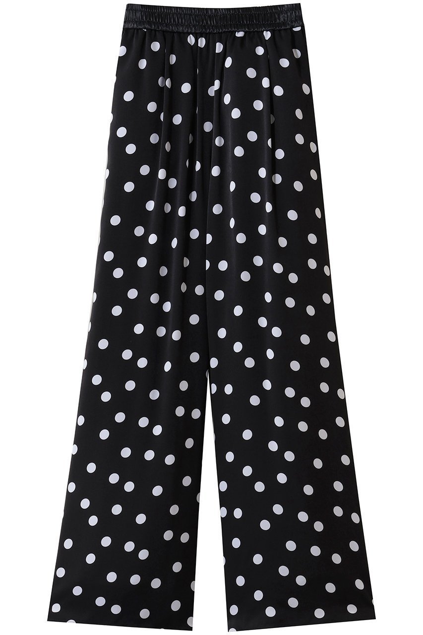 【アルアバイル/allureville】のコインドットイージーパンツ インテリア・キッズ・メンズ・レディースファッション・服の通販 founy(ファニー) 　ファッション　Fashion　レディースファッション　Fashion for Women　パンツ　Pants & Trousers　ギャザー　Gathered, Ruffled　エレガント 上品　Elegant　新作・新入荷　New Arrivals / New In　ブラック系|ID: prp329100004775430 ipo3291000000034615455