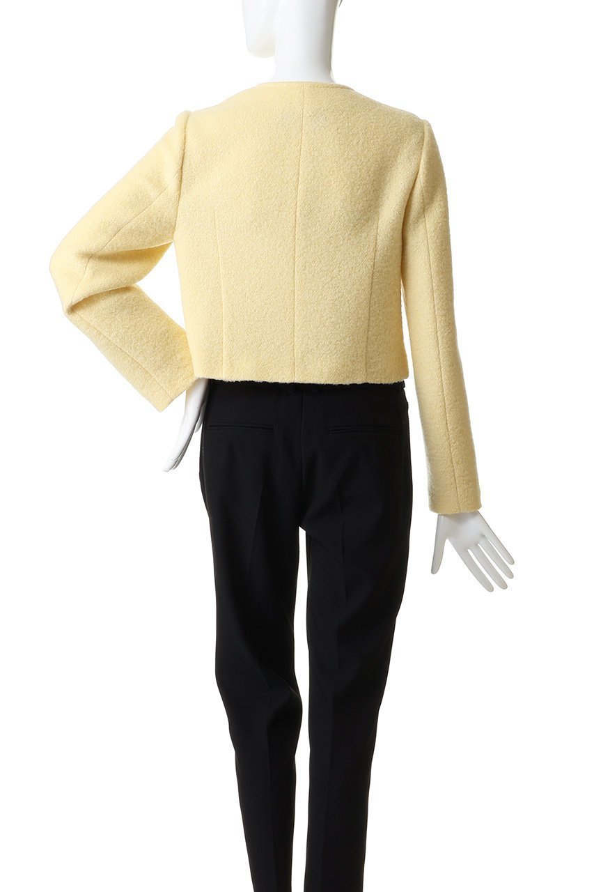 【アルアバイル/allureville】のブークレーノーカラージャケット 人気、トレンドファッション・服の通販 founy(ファニー) 　ファッション　Fashion　レディースファッション　Fashion for Women　アウター　Coat / Outerwear Collection　レディースジャケット・軽アウター　Jackets　ノーカラージャケット / シンプル上品コーデ　Collarless Jackets　コンパクト　Compact, Small Size　ショート　Short, Short Length　ジャケット　Jacket, Outerwear　バランス　Balance, Style Balance　ボトム　Bottoms, Lower Wear　リュクス　Luxury, Elegant, High-End, Chic　エレガント 上品　Elegant　新作・新入荷　New Arrivals / New In　other-4|ID: prp329100004775432 ipo3291000000034615473