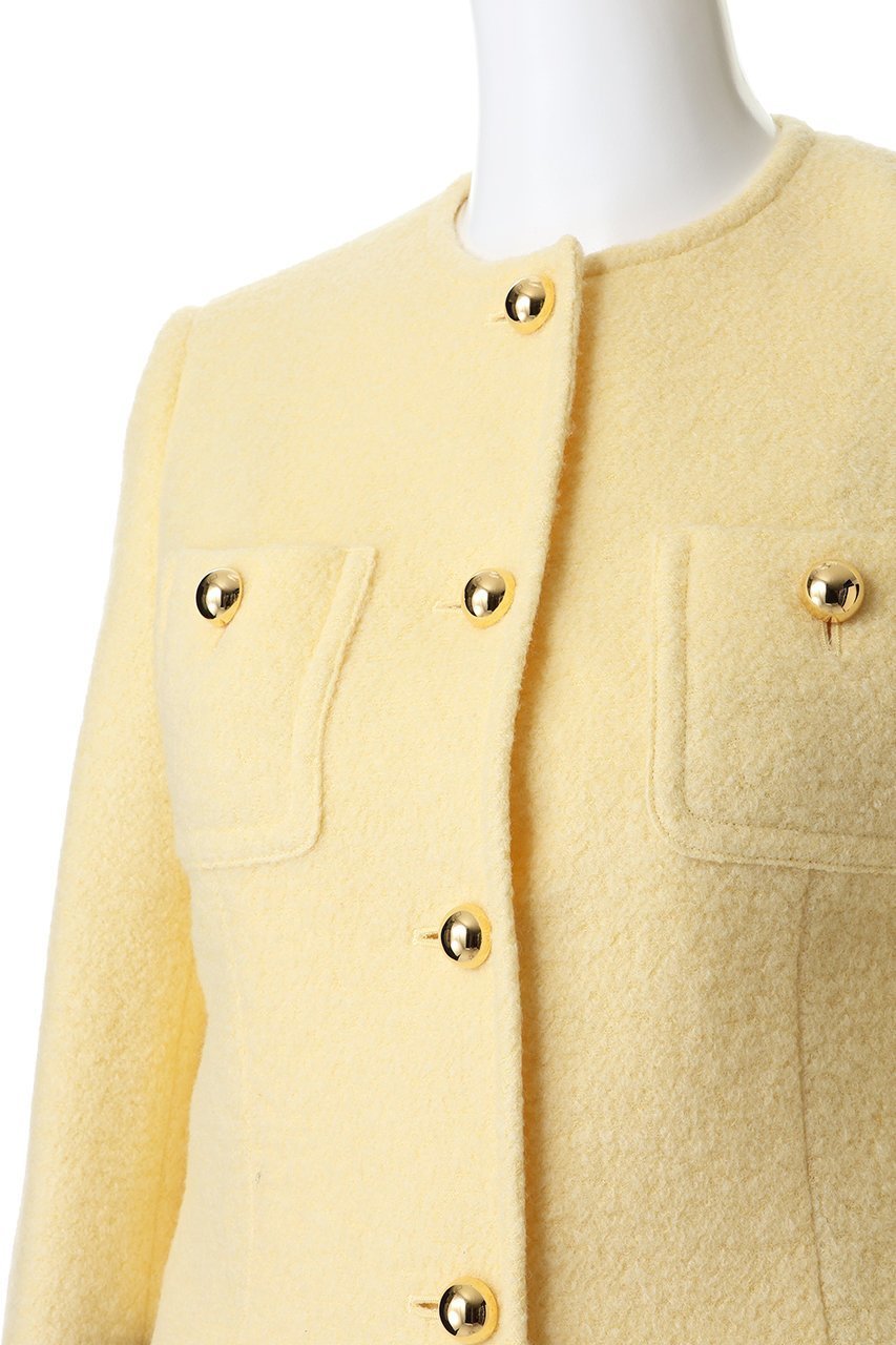 【アルアバイル/allureville】のブークレーノーカラージャケット 人気、トレンドファッション・服の通販 founy(ファニー) 　ファッション　Fashion　レディースファッション　Fashion for Women　アウター　Coat / Outerwear Collection　レディースジャケット・軽アウター　Jackets　ノーカラージャケット / シンプル上品コーデ　Collarless Jackets　コンパクト　Compact, Small Size　ショート　Short, Short Length　ジャケット　Jacket, Outerwear　バランス　Balance, Style Balance　ボトム　Bottoms, Lower Wear　リュクス　Luxury, Elegant, High-End, Chic　エレガント 上品　Elegant　新作・新入荷　New Arrivals / New In　other-5|ID: prp329100004775432 ipo3291000000034615474