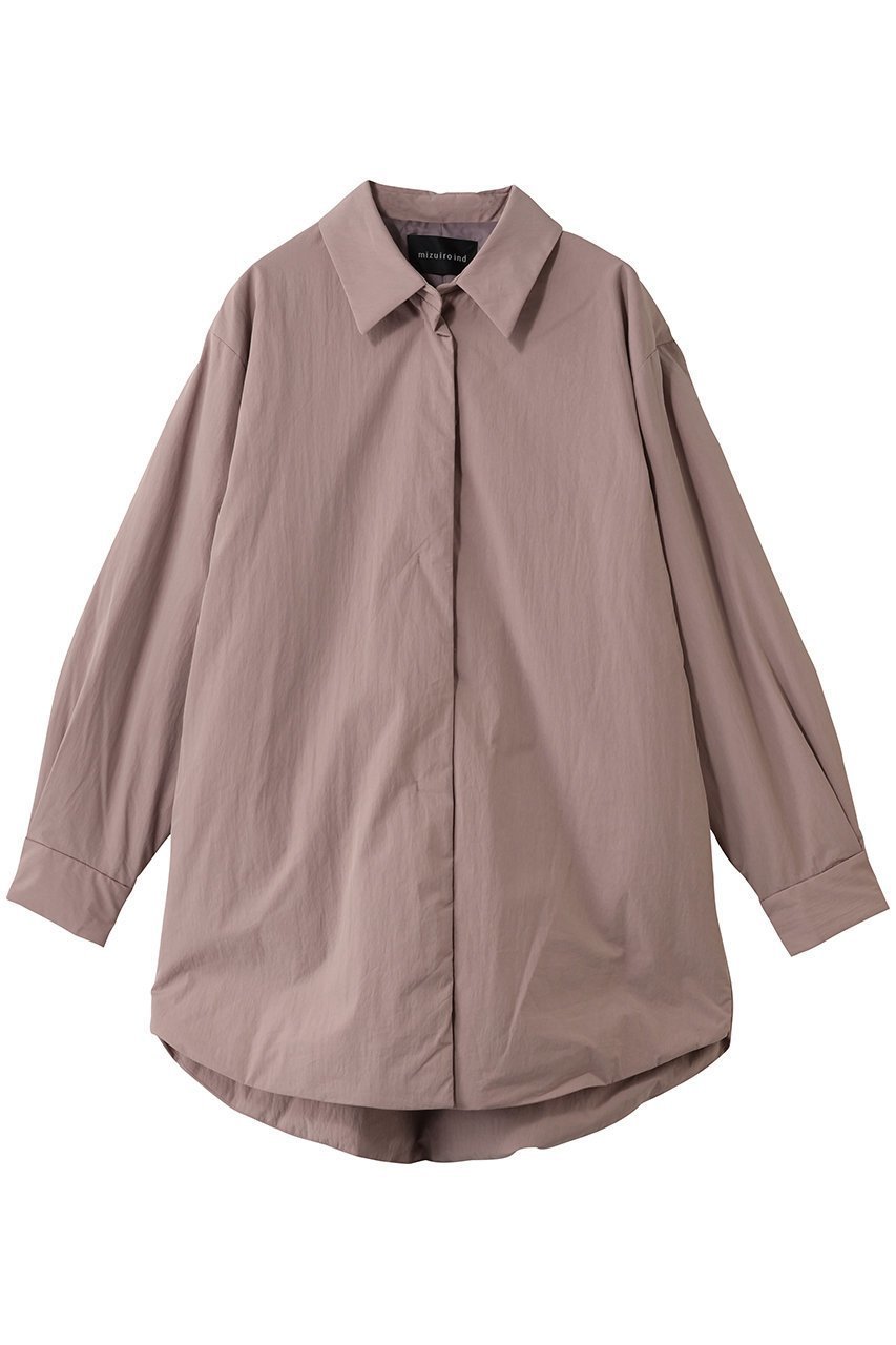 【ミズイロ インド/mizuiro ind】のワイドパディングシャツジャケット インテリア・キッズ・メンズ・レディースファッション・服の通販 founy(ファニー) 　ファッション　Fashion　レディースファッション　Fashion for Women　アウター　Coat / Outerwear Collection　レディースジャケット・軽アウター　Jackets　インナー　Innerwear　シンプル　Simple, Minimal　ジャケット　Jacket, Outerwear　ワイド　Wide, Wide Fit　新作・新入荷　New Arrivals / New In　秋　Autumn　羽織　Haori, Light Jacket　pink|ID: prp329100004775433 ipo3291000000034615479