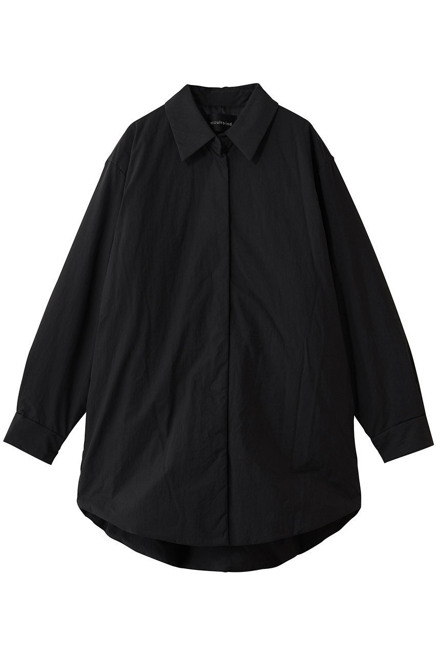 【ミズイロ インド/mizuiro ind】のワイドパディングシャツジャケット インテリア・キッズ・メンズ・レディースファッション・服の通販 founy(ファニー) 　ファッション　Fashion　レディースファッション　Fashion for Women　アウター　Coat / Outerwear Collection　レディースジャケット・軽アウター　Jackets　ジャケット　Jacket, Outerwear　タートルネック　Turtleneck, High Neck　フォルム　Silhouette, Form　ワイド　Wide, Wide Fit　A/W・秋冬　Autumn/Winter　black|ID: prp329100004775433 ipo3291000000035782831