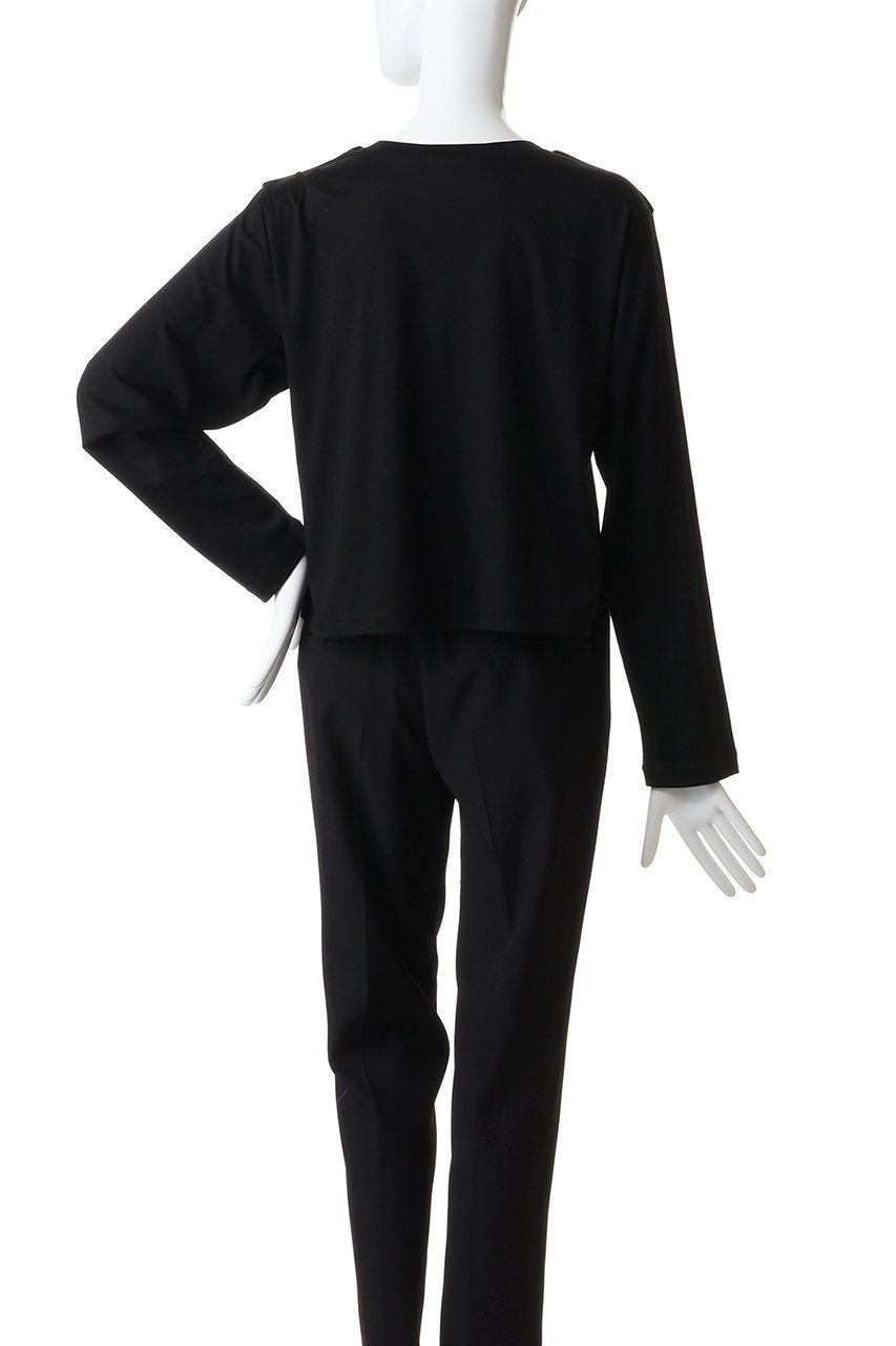 【ミズイロ インド/mizuiro ind】のフロントフリルプルオーバー 人気、トレンドファッション・服の通販 founy(ファニー) 　ファッション　Fashion　レディースファッション　Fashion for Women　トップス・カットソー　Cut & Sew Tops　シャツ・ブラウス・オフィスカジュアル　Elegant Blouses & Button-Ups　カジュアルプルオーバー・ニットトップス　Pullovers & Knit Tops / Casual Pullovers　インナー　Innerwear　カットソー　Cut and Sewn Top　シンプル　Simple, Minimal　スリーブ　Sleeve, Long Sleeve / Short Sleeve　フリル　Frill, Ruffle　フロント　Front, Front Design　ロング　Long, Long-Length　新作・新入荷　New Arrivals / New In　other-4|ID: prp329100004775435 ipo3291000000034615502