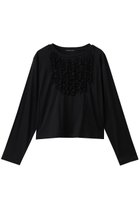 【ミズイロ インド/mizuiro ind】のフロントフリルプルオーバー black|ID: prp329100004775435 ipo3291000000035782741