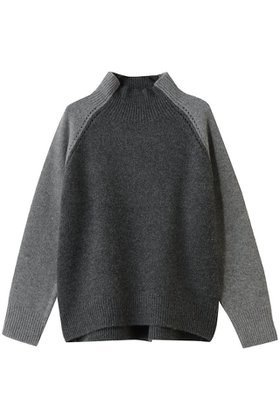 【ベイジ,/BEIGE,】 RULE(ルール)/ウールカシミヤバイカラーハイネックニット人気、トレンドファッション・服の通販 founy(ファニー) ファッション Fashion レディースファッション Fashion for Women トップス・カットソー Cut & Sew Tops ニット Knit Tops & Sweaters カジュアルプルオーバー・ニットトップス Pullovers & Knit Tops / Casual Pullovers アイレット Eyelet Lace 新作・新入荷 New Arrivals / New In |ID:prp329100004775436