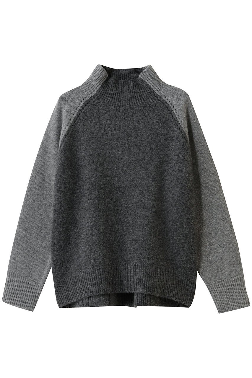 【ベイジ,/BEIGE,】のRULE(ルール)/ウールカシミヤバイカラーハイネックニット 人気、トレンドファッション・服の通販 founy(ファニー) ファッション Fashion レディースファッション Fashion for Women トップス・カットソー Cut & Sew Tops ニット Knit Tops & Sweaters カジュアルプルオーバー・ニットトップス Pullovers & Knit Tops / Casual Pullovers アイレット Eyelet Lace 新作・新入荷 New Arrivals / New In other-1|ID: prp329100004775436 ipo3291000000034615504