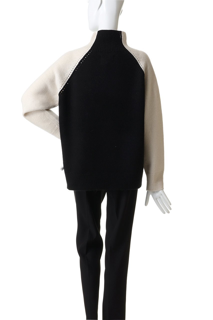 【ベイジ,/BEIGE,】のRULE(ルール)/ウールカシミヤバイカラーハイネックニット 人気、トレンドファッション・服の通販 founy(ファニー) ファッション Fashion レディースファッション Fashion for Women トップス・カットソー Cut & Sew Tops ニット Knit Tops & Sweaters カジュアルプルオーバー・ニットトップス Pullovers & Knit Tops / Casual Pullovers アイレット Eyelet Lace 新作・新入荷 New Arrivals / New In other-4|ID: prp329100004775436 ipo3291000000034615510