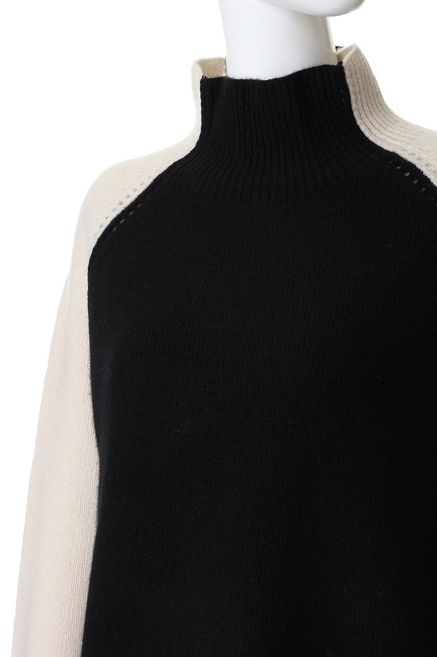 【ベイジ,/BEIGE,】のRULE(ルール)/ウールカシミヤバイカラーハイネックニット 人気、トレンドファッション・服の通販 founy(ファニー) ファッション Fashion レディースファッション Fashion for Women トップス・カットソー Cut & Sew Tops ニット Knit Tops & Sweaters カジュアルプルオーバー・ニットトップス Pullovers & Knit Tops / Casual Pullovers アイレット Eyelet Lace 新作・新入荷 New Arrivals / New In other-5|ID: prp329100004775436 ipo3291000000034615511