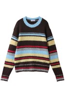 【メゾンスペシャル/MAISON SPECIAL】のMulti-border Knit Top/マルチボーダーニットトップ 人気、トレンドファッション・服の通販 founy(ファニー) ファッション Fashion レディースファッション Fashion for Women トップス・カットソー Cut & Sew Tops ニット Knit Tops & Sweaters カジュアルプルオーバー・ニットトップス Pullovers & Knit Tops / Casual Pullovers カラフル Colorful Design デニム Denim, Jeans Material トレンド Trend, Trending Now ボーダー Border, Stripe 今季 This Season, Current Season 新作・新入荷 New Arrivals / New In A/W・秋冬 Autumn/Winter |ID:prp329100004775439