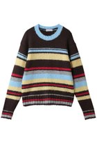 【メゾンスペシャル/MAISON SPECIAL】のMulti-border Knit Top/マルチボーダーニットトップ 人気、トレンドファッション・服の通販 founy(ファニー) ファッション Fashion レディースファッション Fashion for Women トップス・カットソー Cut & Sew Tops ニット Knit Tops & Sweaters カジュアルプルオーバー・ニットトップス Pullovers & Knit Tops / Casual Pullovers カラフル Colorful Design デニム Denim, Jeans Material トレンド Trend, Trending Now ボーダー Border, Stripe 今季 This Season, Current Season 新作・新入荷 New Arrivals / New In A/W・秋冬 Autumn/Winter thumbnail BRN(ブラウン)|ID: prp329100004775439 ipo3291000000034615532